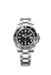 The Oyster Perpetual GMT-Master II in Oystersteel with a black dial and an Oyster bracelet.