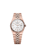 Rolex Land-Dweller 36mm Everose Gold Dial Oystersteel & Yellow Gold 127235