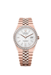 Rolex Land-Dweller 40mm Intense White Diamond Dial Everose Gold 127385TBR