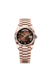 Rolex Day-Date 36mm Brown Ombré Dial Everose Gold 128235