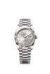 Rolex Day-Date 36mm Silver Dial White Gold m128239-0005