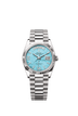 Rolex Day-Date 36mm Turquoise Diamond Dial White Gold m128239-0044