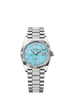 Rolex Day-Date 36mm Turquoise Diamond Dial White Gold m128239-0045