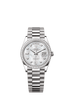 Rolex Day-Date 36mm White Mother-Of-Pearl Diamond Dial White Gold m128349rbr-0004