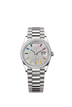 Rolex Day-Date 36mm Diamond Paved Dial White Gold m128349rbr-0006