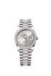 Rolex Day-Date 36mm Silver Dial White Gold m128349rbr-0013