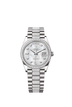 Rolex Day-Date 36mm White Mother-Of-Pearl Diamond Dial White Gold m128349rbr-0014