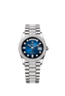 Rolex Day-Date 36mm Blue Ombré Diamond Dial White Gold m128349rbr-0016