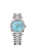 Rolex Day-Date 36mm Turquoise Diamond Dial White Gold m128349rbr-0032