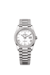 Rolex Day-Date 36mm White Dial White Gold m128349rbr-0043