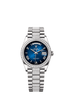 Rolex Day-Date 36mm Blue Ombré Dial White Gold 128349RBR