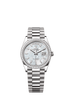 Rolex Day-Date 36mm White Mother-Of-Pearl Diamond Dial White Gold m128349rbr-0049