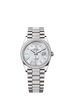 Rolex Day-Date 36mm White Mother-Of-Pearl Diamond Dial White Gold m128349rbr-0050