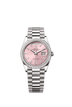 Rolex Day-Date 36mm Pink Diamond Dial White Gold m128349rbr-0053