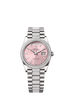 Rolex Day-Date 36mm Pink Diamond Dial White Gold m128349rbr-0054