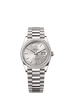 Rolex Day-Date 36mm Silver Dial White Gold m128399tbr-0001