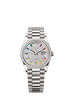 Rolex Day-Date 36mm Diamond Paved Dial White Gold m128399tbr-0005