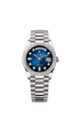 Rolex Day-Date 36mm Blue Ombré Diamond Dial White Gold m128399tbr-0007