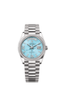 Rolex Day-Date 36mm Turquoise Diamond Dial White Gold m128399tbr-0011