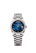 Rolex Day-Date 36mm Blue Ombré Dial White Gold m128399tbr-0021