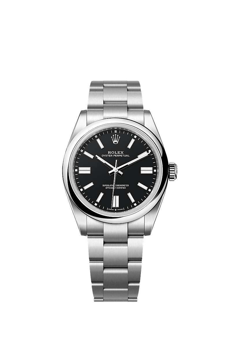 Rolex Oyster Perpetual 41mm Black Dial Oystersteel 134300 - WATCHXNYC