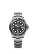 The Oyster Perpetual Yacht-Master 42 in RLX titanium with an intense black dial and an Oyster bracelet.