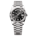 Rolex Day-Date 40mm Black Diamond Dial White Gold 228239-0005