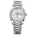 Rolex Day-Date 40mm White Mother-Of-Pearl Diamond Dial White Gold 228349rbr-0046
