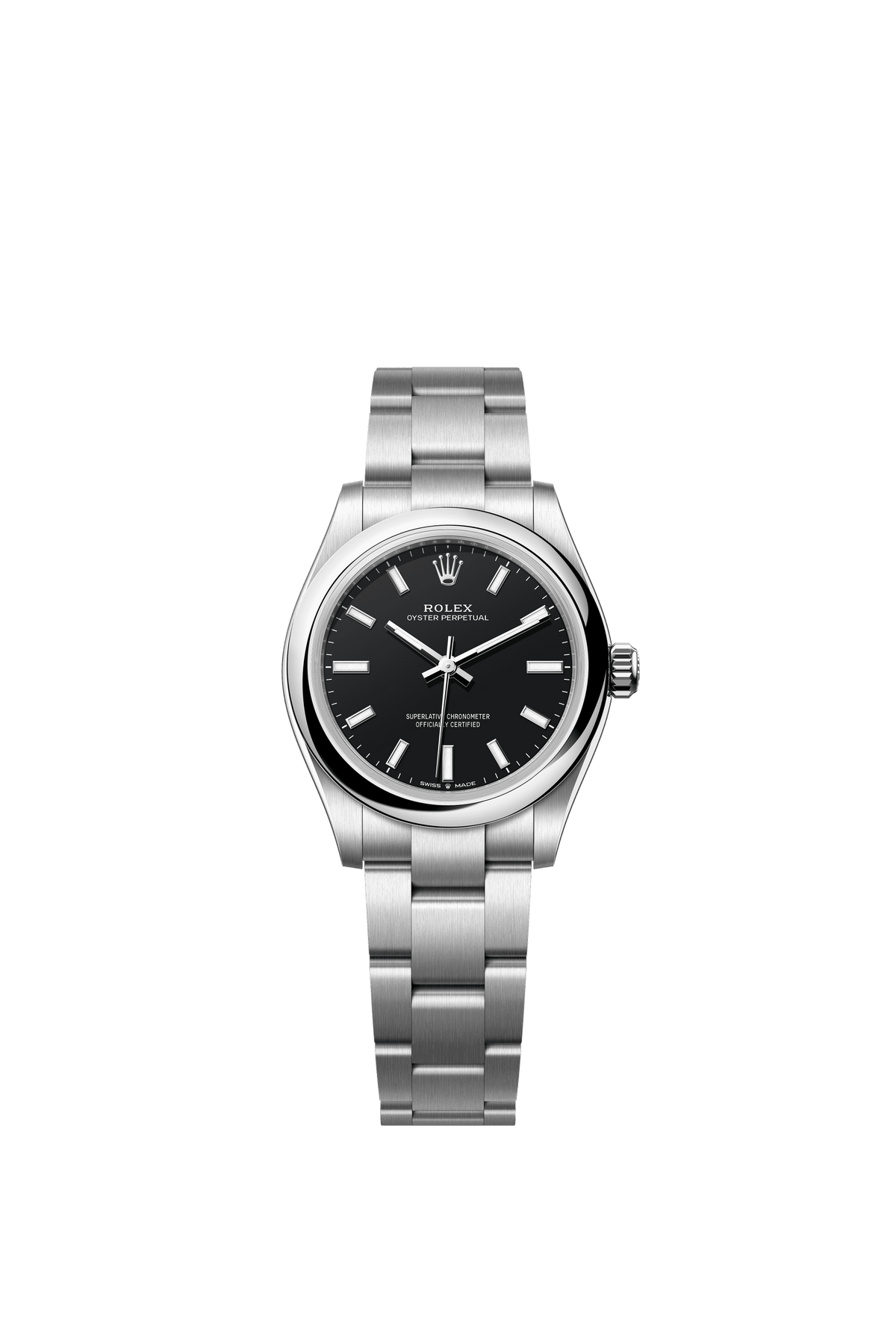 Rolex Oyster Perpetual 31mm Black Dial Oystersteel 277200 - WATCHXNYC