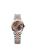 Rolex Datejust 31mm Chocolate Diamond Dial Oystersteel & Everose Gold 278241