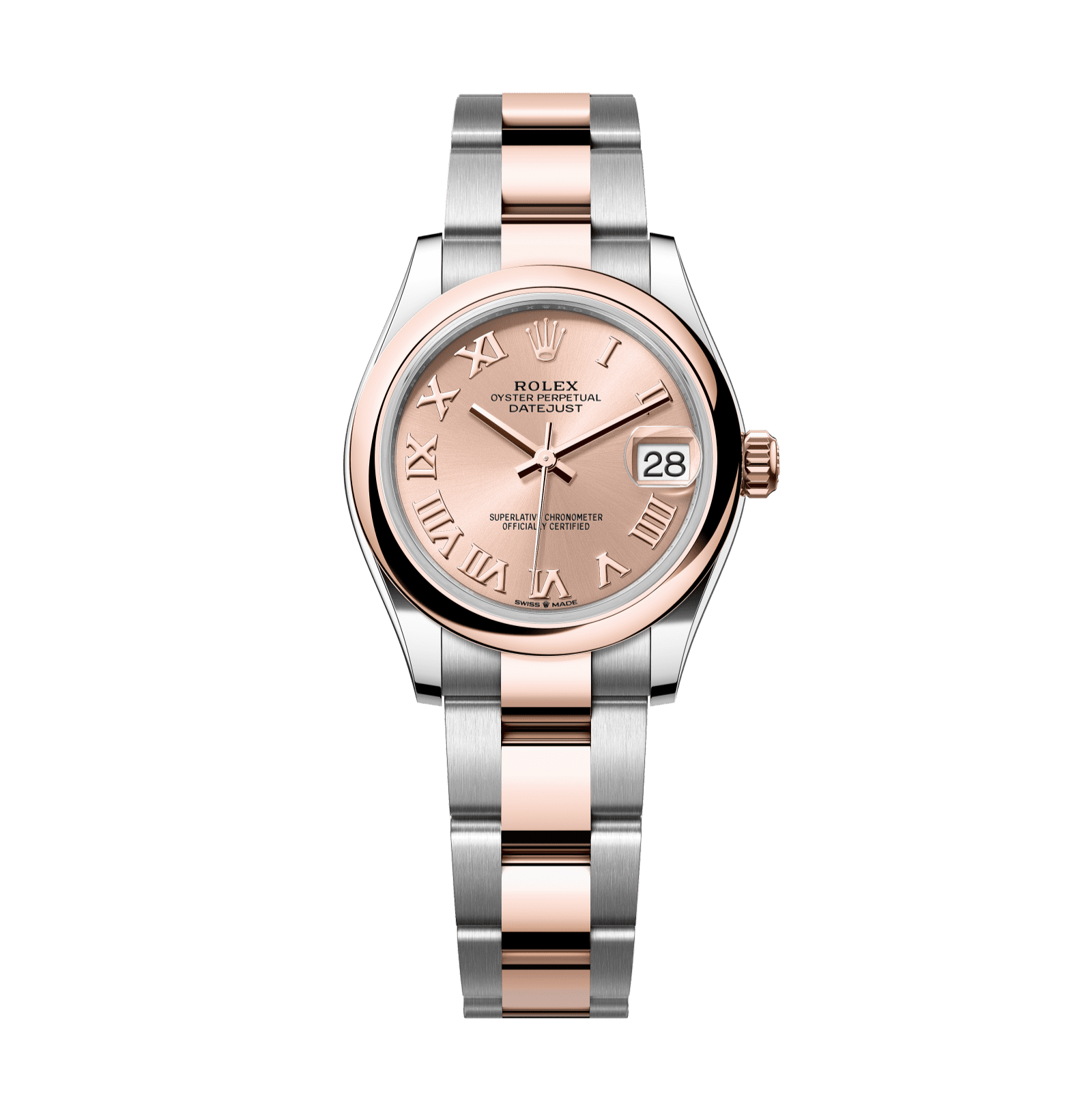 Rolex Datejust 31mm Rosé Dial Oystersteel &amp; Everose Gold m278241-0005 - WATCHXNYC