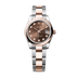 Rolex Datejust 31mm Chocolate Diamond Dial Oystersteel & Everose Gold 278241-0027