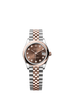 Rolex Datejust 31mm Chocolate Diamond Dial Oystersteel & Everose Gold 278241