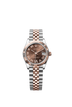 Rolex Datejust 31mm Chocolate Diamond Dial Oystersteel & Everose Gold 278271