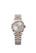 Rolex Datejust 31mm Silver Diamond Dial Oystersteel & Everose Gold 278271