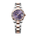Rolex Datejust 31mm Aubergine Diamond Dial Oystersteel & Everose Gold 278271-0019