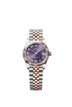 Rolex Datejust 31mm Aubergine Diamond Dial Oystersteel & Everose Gold 278271