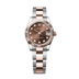 Rolex Datejust 31mm Chocolate Diamond Dial Oystersteel & Everose Gold 278271-0027