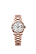 Rolex Datejust 31mm White Mother-Of-Pearl Diamond Dial Everose Gold 278275