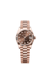 Rolex Datejust 31mm Chocolate Diamond Dial Everose Gold 278275-0010