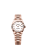 Rolex Datejust 31mm White Dial Everose Gold 278275