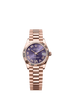 Rolex Datejust 31mm Aubergine Diamond Dial Everose Gold 278275