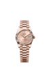 Rolex Datejust 31mm Rosé Dial Everose Gold 278275
