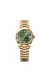 Rolex Datejust 31mm Olive-Green Diamond Dial Yellow Gold m278278-0030