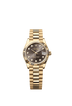 Rolex Datejust 31mm Dark Grey Diamond Dial Yellow Gold m278278-0036