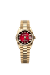 Rolex Datejust 31mm Red Ombré Diamond Dial Yellow Gold 278278-0049