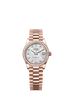 Rolex Datejust 31mm White Mother-Of-Pearl Diamond Dial Everose Gold 278285RBR