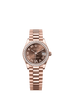 Rolex Datejust 31mm Chocolate Diamond Dial Everose Gold 278285RBR-0016
