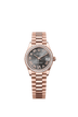 Rolex Datejust 31mm Slate Diamond Dial Everose Gold 278285RBR
