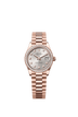 Rolex Datejust 31mm Silver Diamond Dial Everose Gold 278285RBR-0030